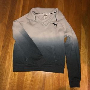 🌪ombré Victoria’s Secret PINK half-zip🌪